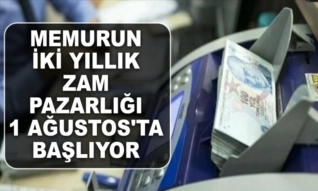 Memurun 2 yıllık zam pazarlığı