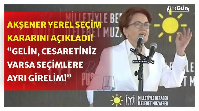 İyi Parti Lideri Meral Akşener