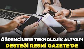 Öğrencilere-Telefon-ve-Bilgisayar-Desteği-Resmi-Gazete'de