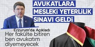 Hukuk Fakültelerinden mezun olanların Avukat olabilmesi için hukuk mesleklerine giriş sınavına girecek