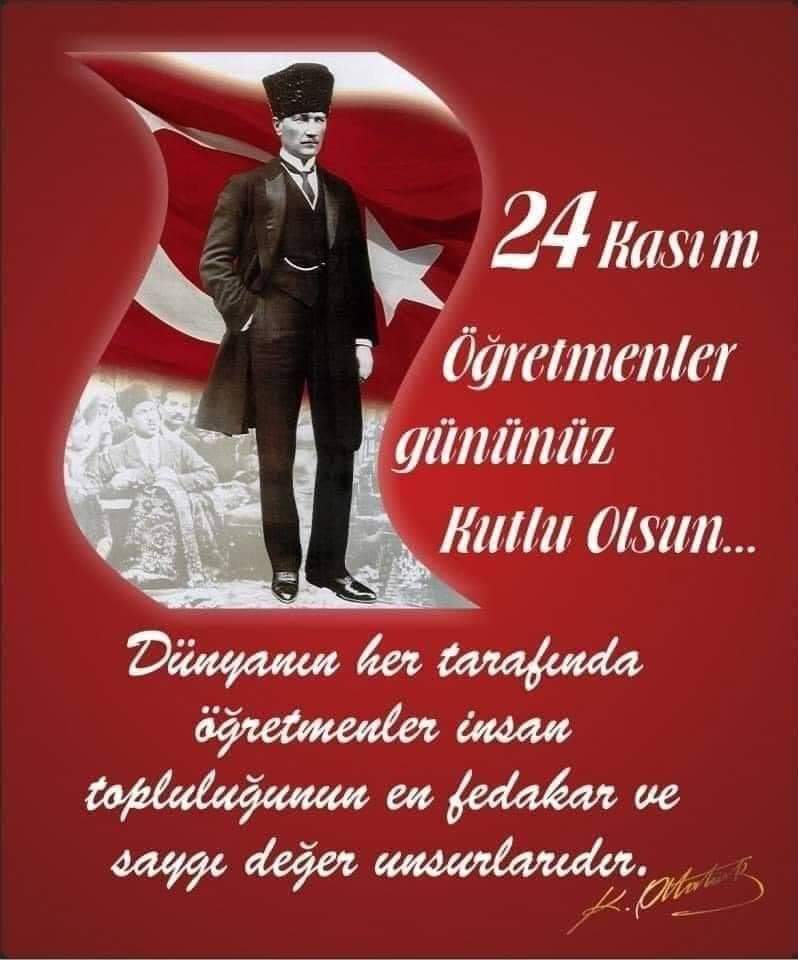 Öğretmenler Günü Kutlu olsun