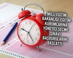 Eğitim Kurumlarına Yönetici Seçme Sınavı başvuruları başladı