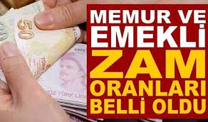 MEMUR VE MEMUR İLE SSK VE BAĞ-KUR EMEKLİLERİNİN ZAM ORANI