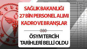 Sağlık Bakanlığı 27 bin personel alımı Başvuru kılavuzu yayımlandı