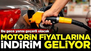 Motorin Fiyatlarına Geceyarısından İtibaren 1 TL İndirim 