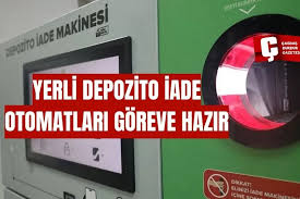 Yerli Depozito İade Otomatları Göreve Hazır