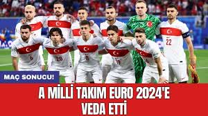  A Milli Takımımız, EURO 2024'e veda etti
