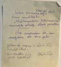 İLİM İMANDAN ÖNCE GELİR