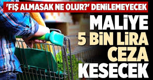 Maliye harekete geçti! Fiş almayan müşterilere 5 bin TL ceza uygulanacak