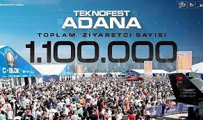 TEKNOFEST Adana'yı 1 milyon 100 bin kişi ziyaret etti