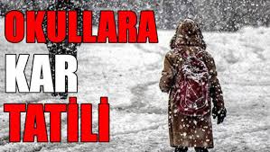 Okullara kar tatili