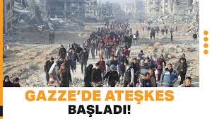 Gazze'de ateşkes başladı