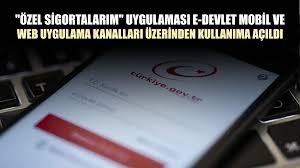 Özel Sigortalarım uygulaması e-Devlet üzerinden kullanıma açıldı