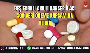 5 farklı akıllı kanser ilacı SGK geri ödeme kapsamına alındı