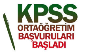 KPSS Ortaöğretim başvuruları başladı